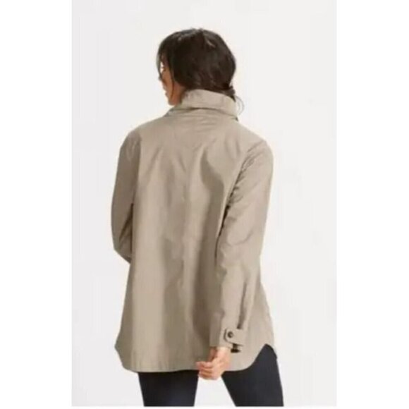 Nau Women's Tan Organic Cotton Lightweight Spring Reverb Jacket Size Medium - Picture 2 of 12